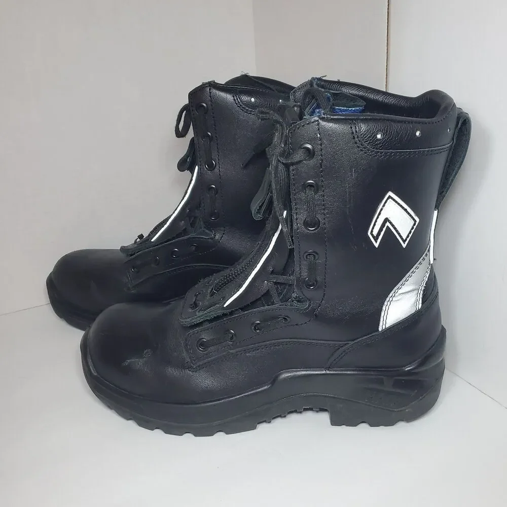 HAIX AirPower XR2 Men 8.5 M Leather Steel Toe Boots EMS Firefighter Tactical